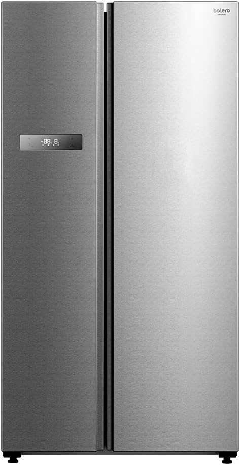 Frigorifero, Cecotec, 592 Litri, 177,5 cm, 91 cm, Argento, illuminazione LED, No Frost, motore inverter