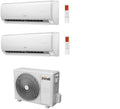 Generico, Condizionatore, 9000 BTU, Bianco, Wi-Fi, telecomando, motore inverter, pompa di calore