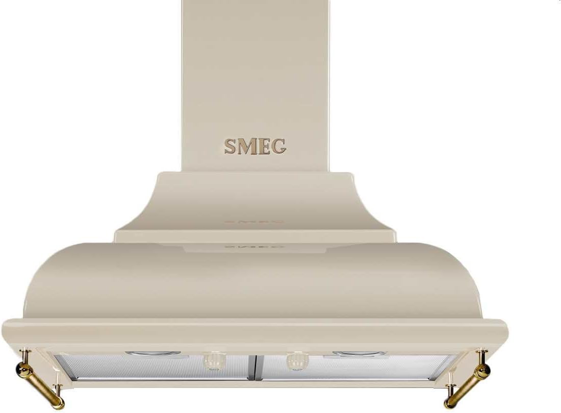 Smeg, Cappa aspirante, KC16POE, 788 m³/h, 469,5 mm, 2 W, Oro, alluminio, illuminazione LED