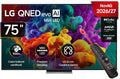 LG, Smart TV, 75QNED86B6B, 75 Pollici, 29,7 mm, Nero, telecomando