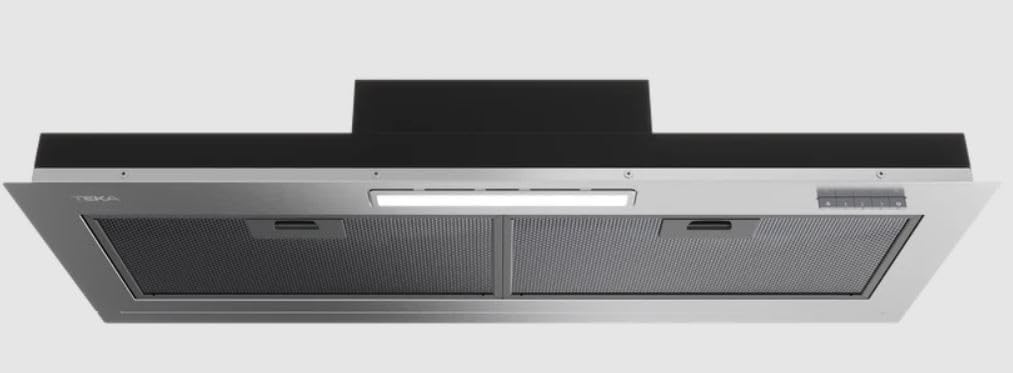 Teka, Cappa aspirante, 36 cm, 50 dB, Nero/Argento, acciaio inox, illuminazione LED