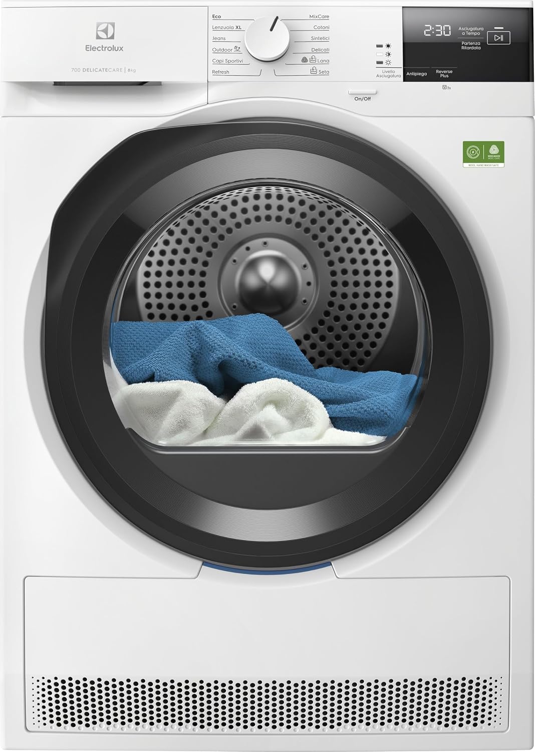 Electrolux, Asciugatrice, EW7H28A, 8 kg, Bianco, pompa di calore