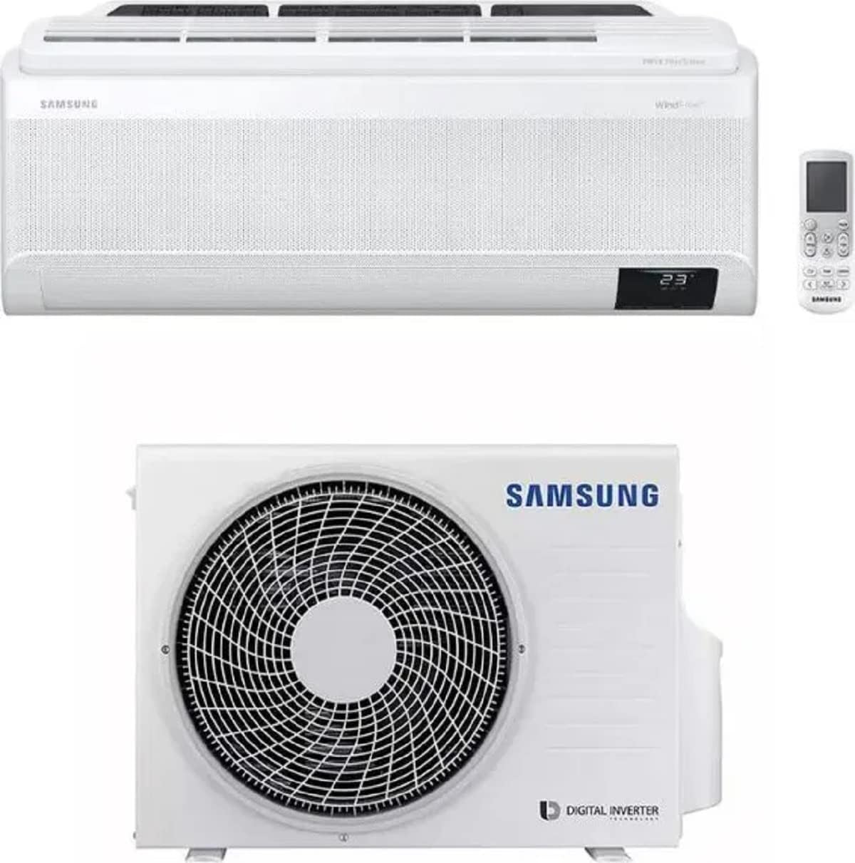 Samsung, Condizionatore, F-AR12PUR, 12000 Btu, 3.5 kW, Nero, Wi-Fi, motore inverter, pompa di calore
