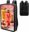 GSHSHOU, Zaini, 18,5 Pollici, 41 x 23 cm, 10 cm, Nero, USB, Wi-Fi, telecomando, funzionamento senza fili