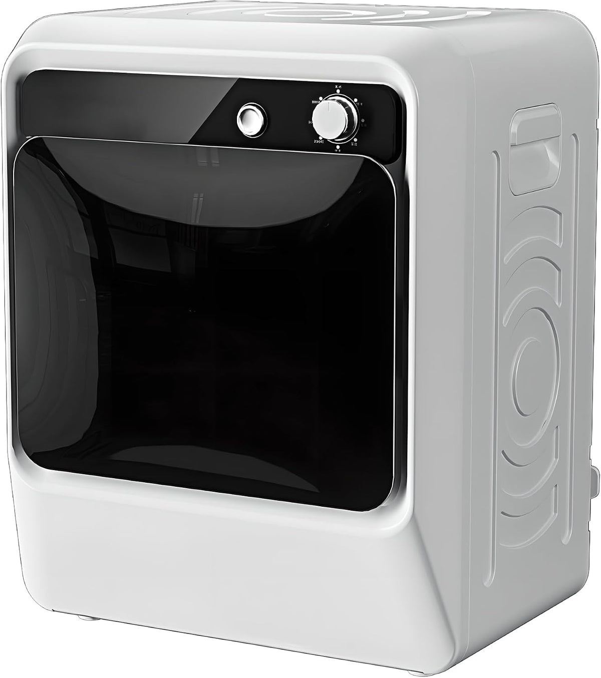 Asciugatrice, 5 kg, 490 x 430 x 610 mm, 1000 W, Argento, acciaio inox, illuminazione LED