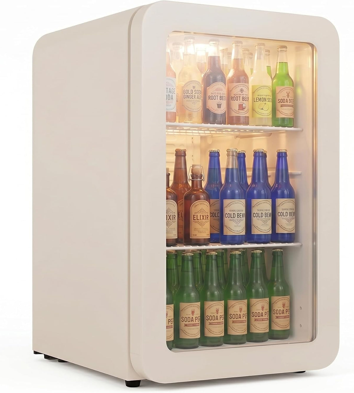 °CUBES, Frigorifero, 128 l, Bianco