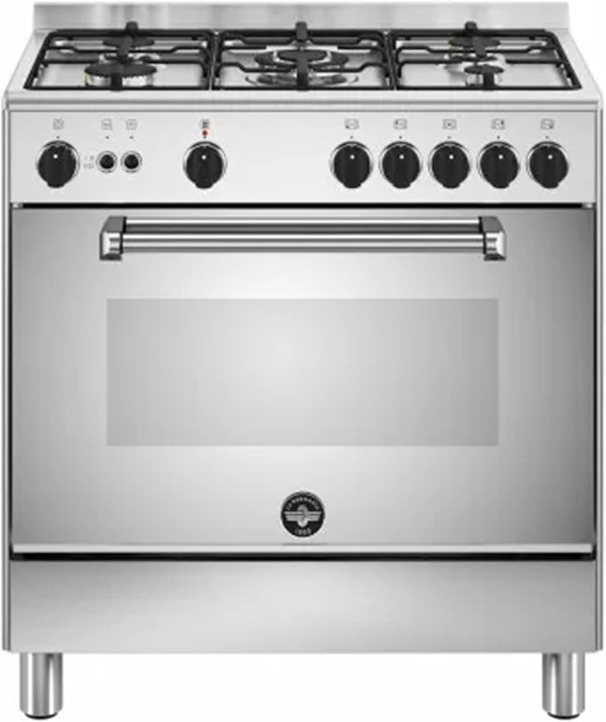 Forno elettrico, AMN855GXV/24, La Germania, 80x50 cm, 75 L, 1500 W, Argento, acciaio inox, timer, funzione grill