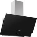 Orbegozo, Cappa aspirante, 378,6 m³/h, 69 dB, 105 W, Nero/Argento, acciaio inox, illuminazione LED