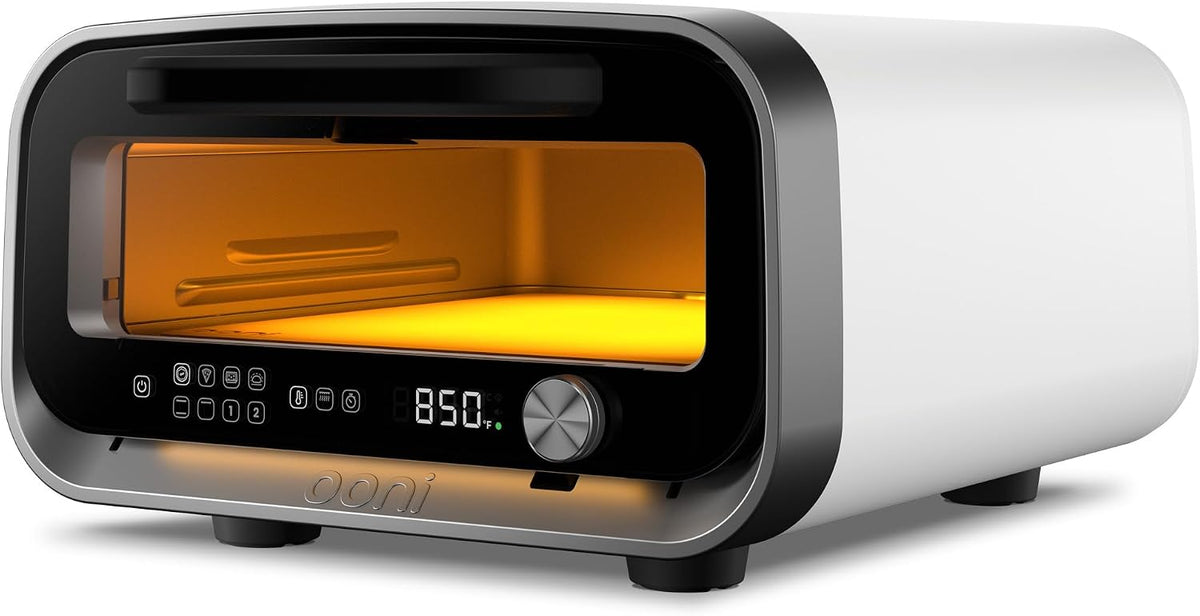 Ooni, Forno elettrico, 30 cm, 450 °C, Bianco, funzione grill