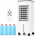 Derlvbak, Condizionatore, 6 L, Bianco, telecomando, timer, spegnimento automatico