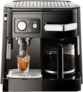 ORZSSJ, Macchina da caffè, 200 ml, 5 Bar, 1750 W, Nero/Argento, acciaio inox, 2 in 1