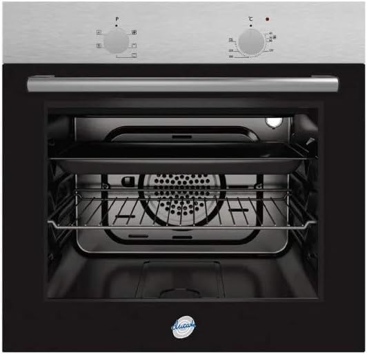 Forno elettrico, Ducati Elettrodomestici, 56 Litri, 2230 kW, 595 mm, Nero/Argento, alluminio, funzione grill