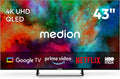 Smart TV, MD843701, MEDION, 108 cm, 43 pollici, Nero, USB, Bluetooth, telecomando
