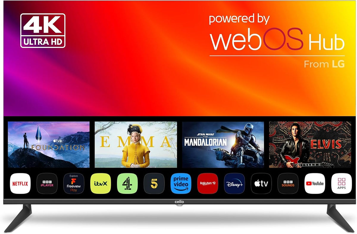 Cello, Smart TV, Nero, Bluetooth