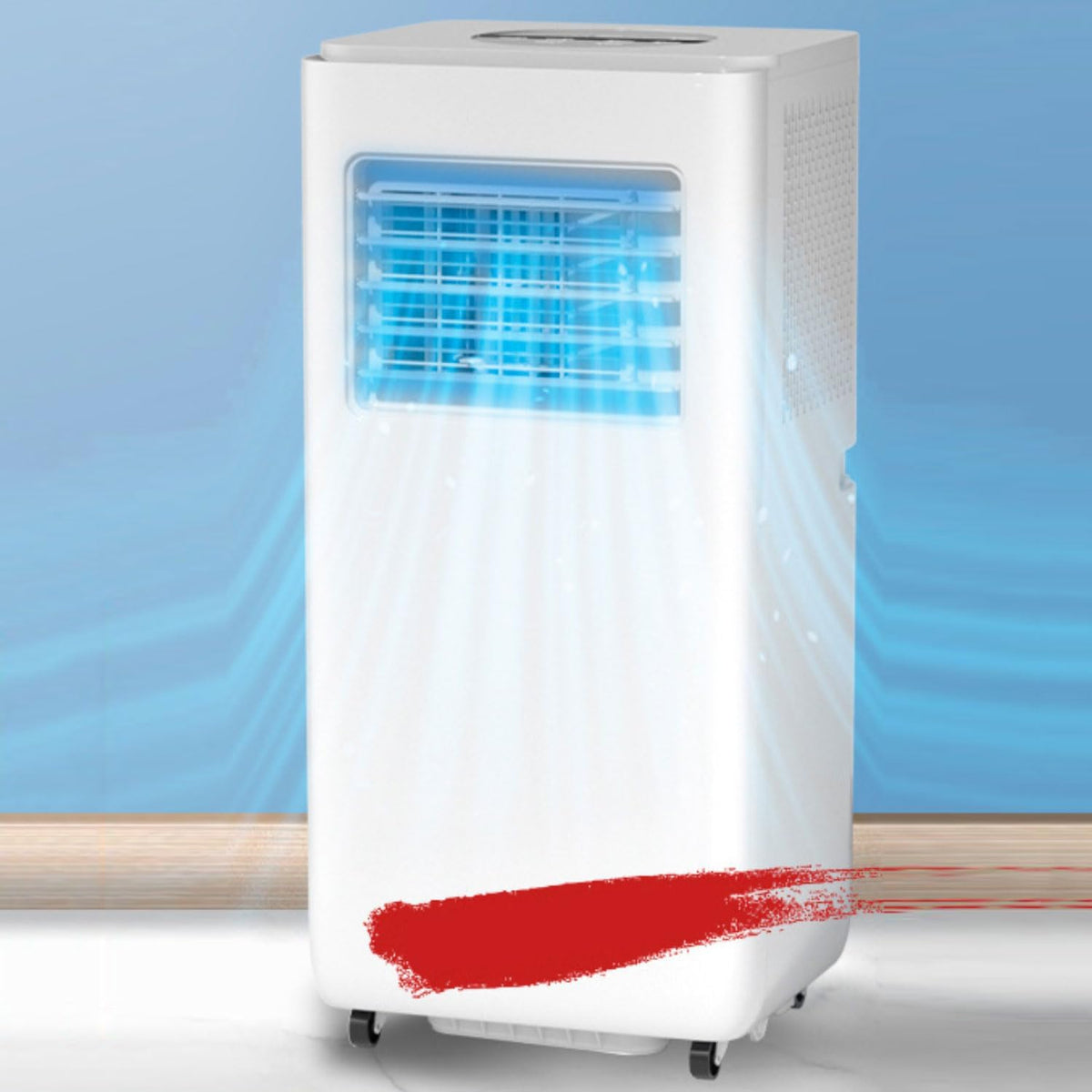 Letto, 7000 BTU, 16-30 °C, Bianco, telecomando, timer