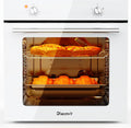 Disaenvir, Forno da incasso, 60 cm, 65 l, 2,2 kW, Bianco, funzione grill, protezione dal surriscaldamento
