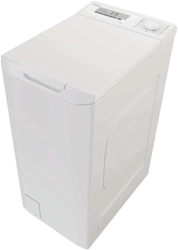 CANDY, Lavatrice, EYTC1, 6 Kg, 46 L, 1000 Giri/min, Bianco, acciaio inox, illuminazione LED