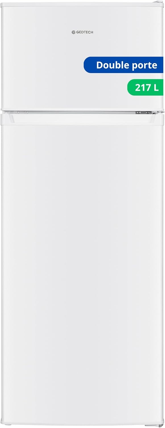 GEDTECH, Frigorifero, GE127DP, 217 L, Bianco