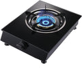 JvFbjLF, Piano cottura a gas, 7 mm, 2 cm, Nero, acciaio inox, spegnimento automatico