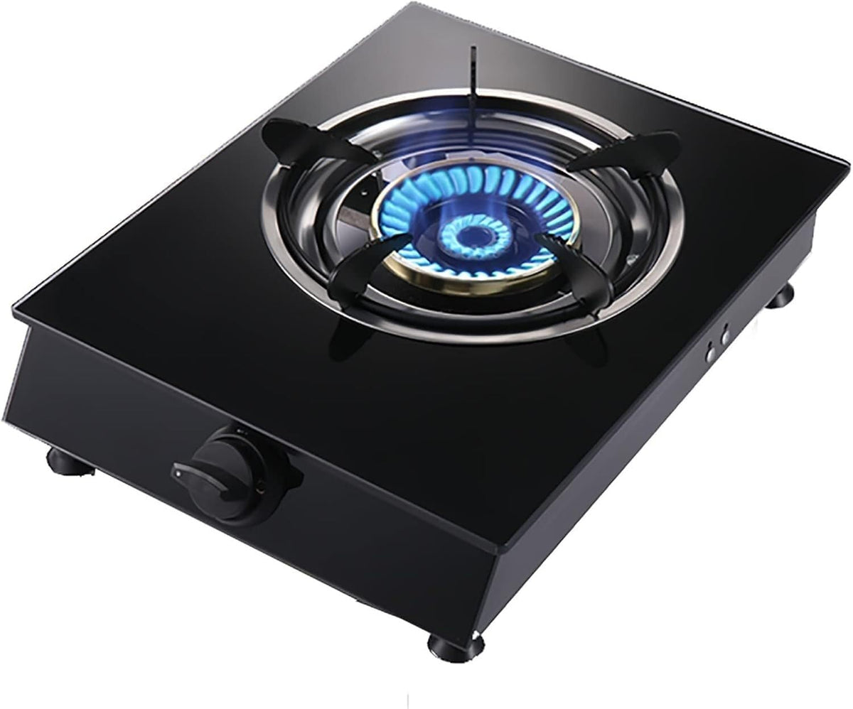JvFbjLF, Piano cottura a gas, 7 mm, 2 cm, Nero, acciaio inox, spegnimento automatico