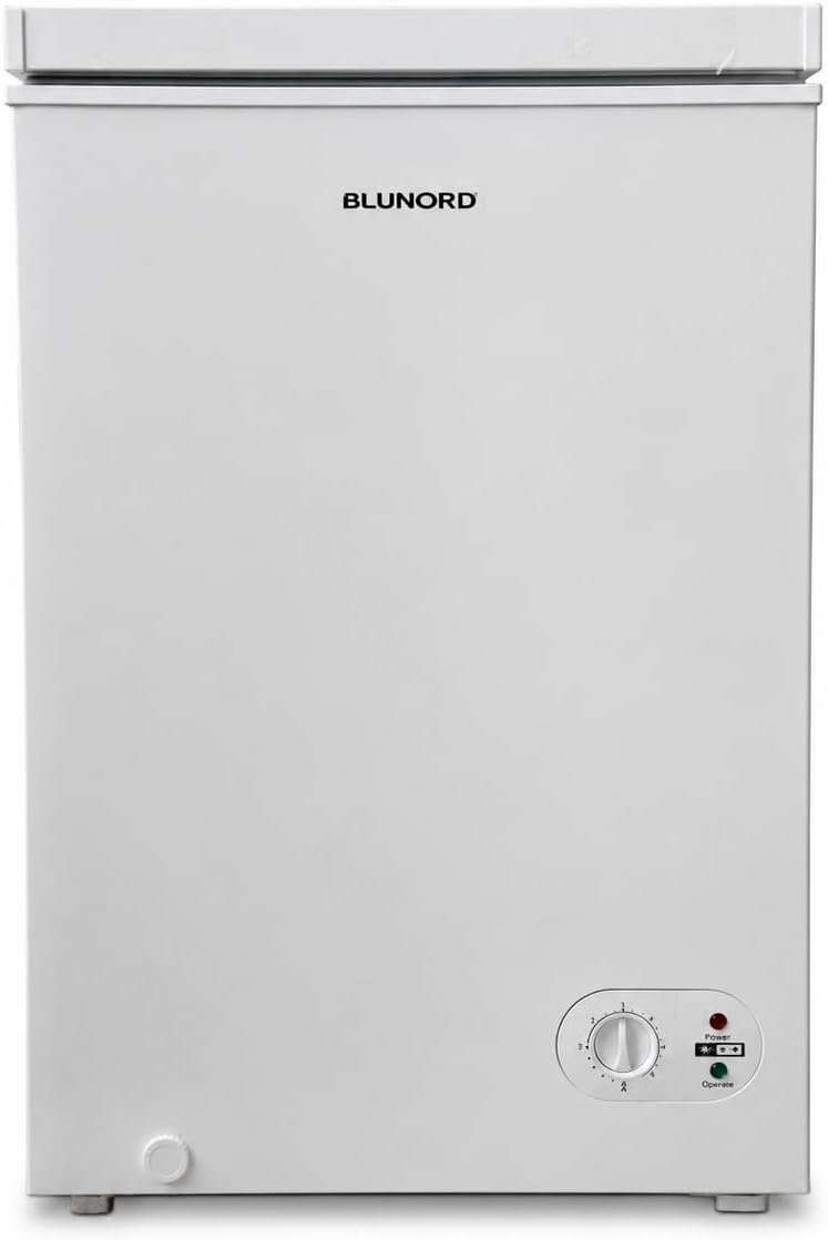 BLUNORD, Congelatore, CF100, 98 L, 40 dB, 18 °C, Blu/Bianco