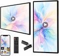 GLBMXDD, Insegne per negozi, Nero, alluminio, illuminazione LED, USB, Wi-Fi, telecomando, spegnimento automatico