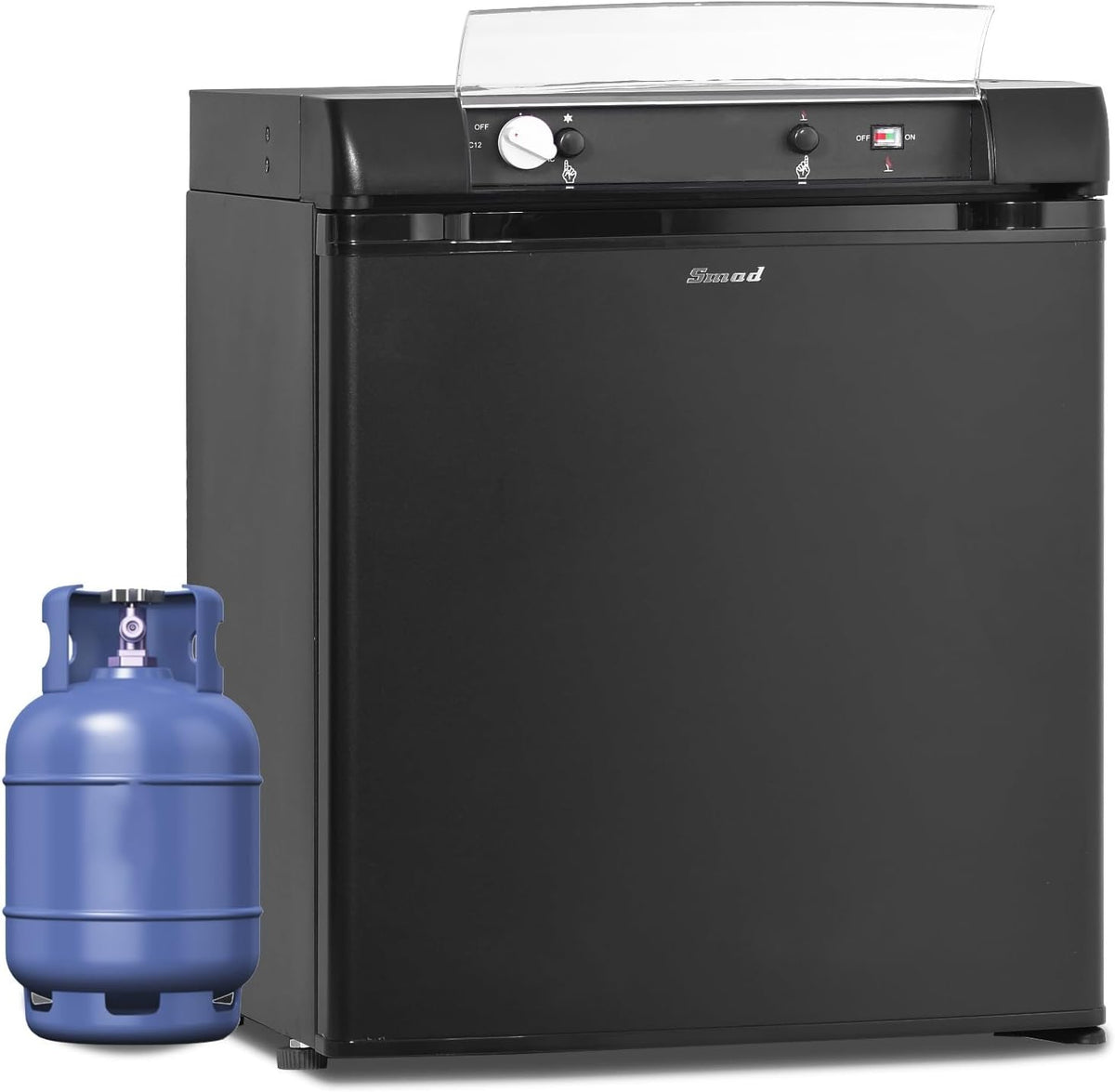 Smad, Frigorifero, 12 V, 40 L, Nero