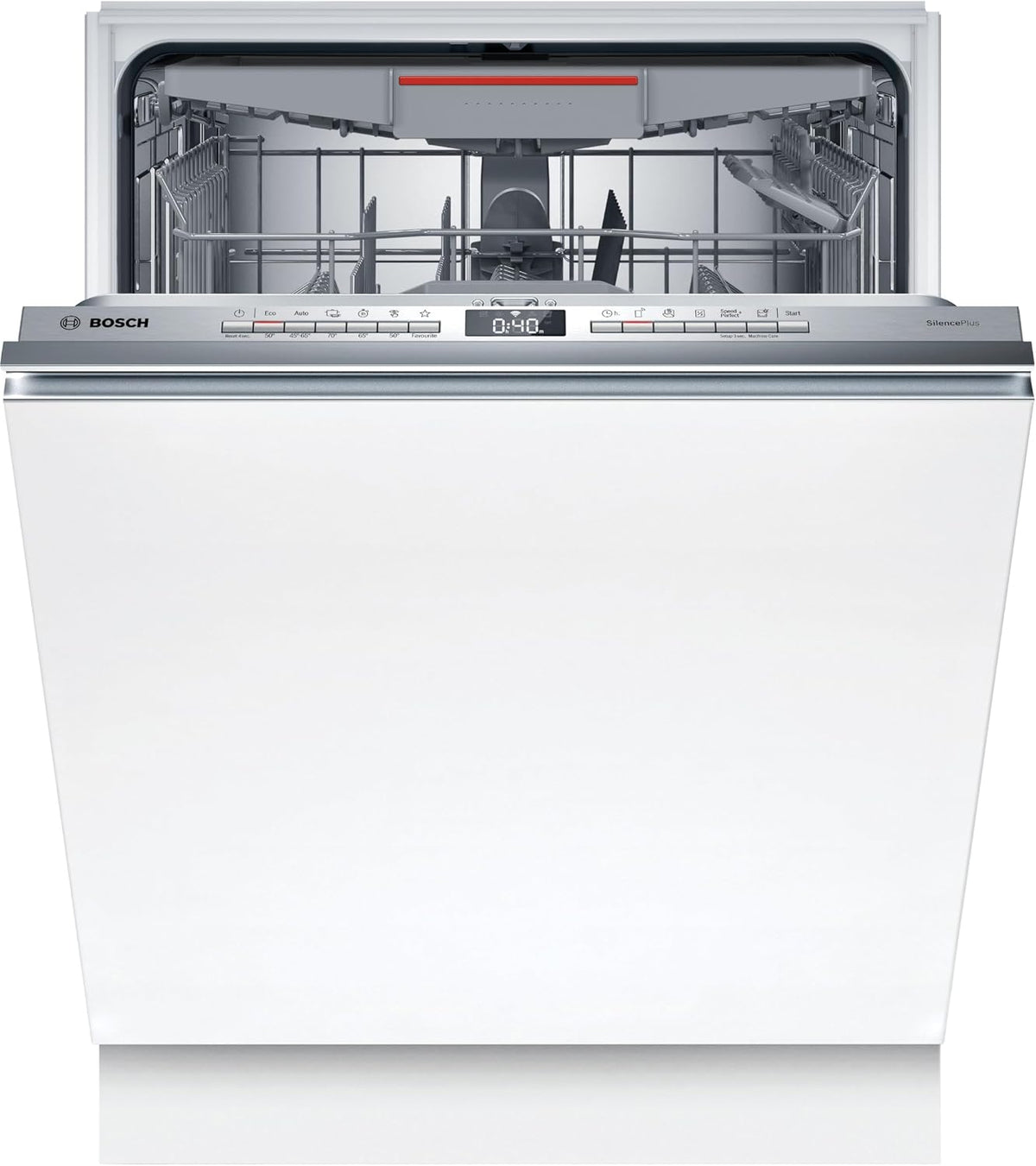 Bosch, Lavastoviglie, SMV4ECX10E, 60 cm, 42 dB, 5 cm, Argento