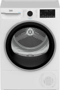 Beko, Asciugatrice, BT3103IS_IT, 10 Kg, 127 L, 64 dB, Bianco, acciaio inox, illuminazione LED, Wi-Fi, motore inverter, pompa di calore