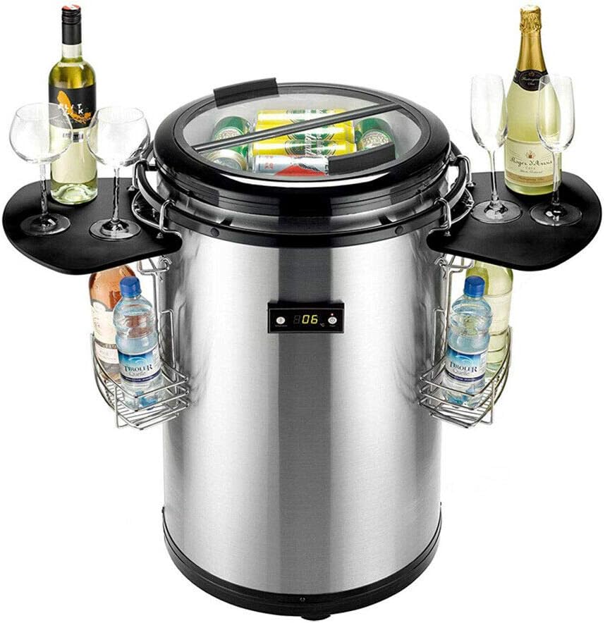 Fayelong, Frigorifero, 850 mm, 510 x 510 x 850 mm, 50 L, Bianco, illuminazione LED