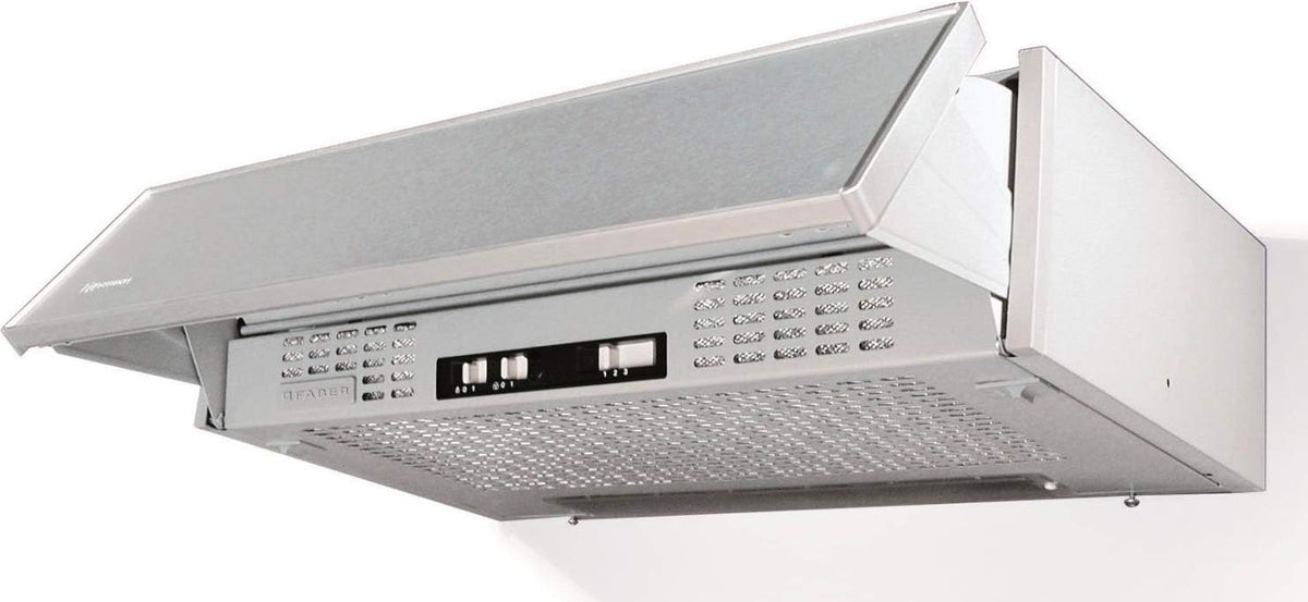 FABER, Cappa aspirante, PCH00, 90 cm, 72 dB, Nero/Argento, illuminazione LED