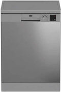 Beko, Lavastoviglie, DVN05320X, 60 cm, Argento, acciaio inox