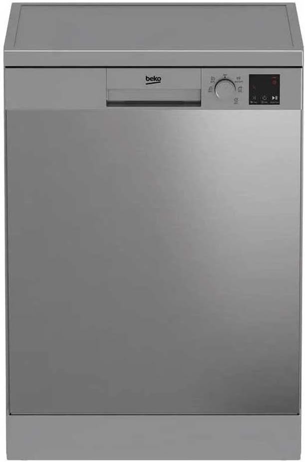 Beko, Lavastoviglie, DVN05320X, 60 cm, Argento, acciaio inox