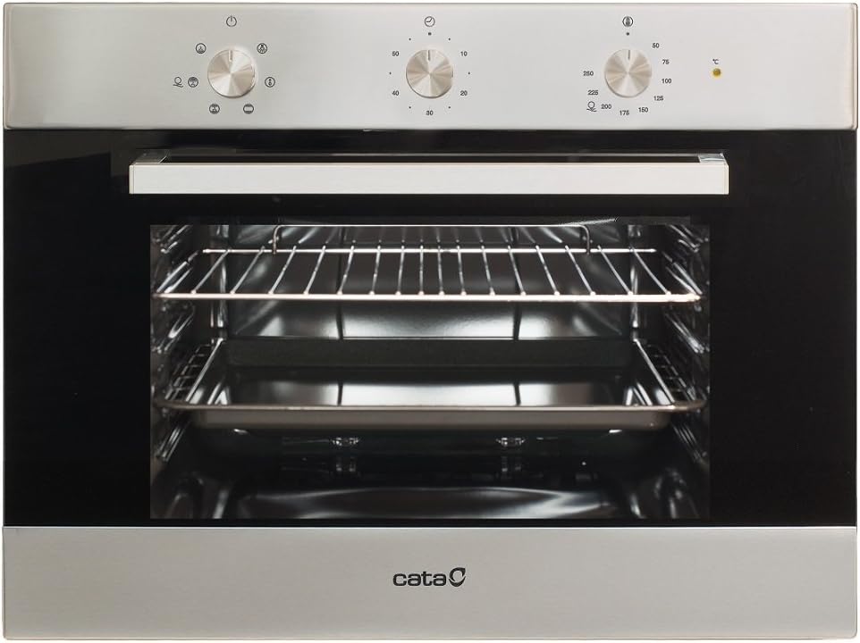 Forno elettrico, CATA, 40 L, 59,5 x 45,6 x 53,1 cm, 2380 W, Nero/Argento, acciaio inox, funzione grill