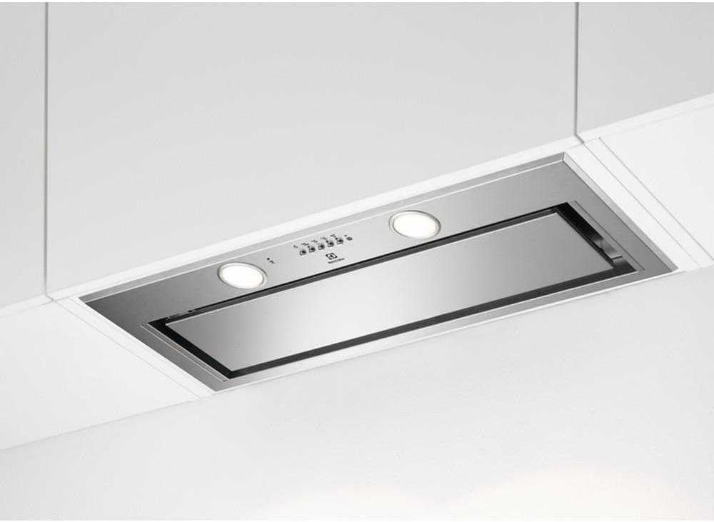 Electrolux, Cappa aspirante, LFG719X, 77 cm, 580 m³/h, 67 dB, Argento, acciaio inox, illuminazione LED