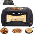 Forno elettrico, 2100 W, 15 L, 30,5 cm, Nero/Argento, acciaio inox, 2 in 1