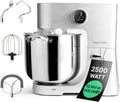 Profi Cook, Robot da cucina, 12 litri, 8,5 kg, 2500 W, Nero, acciaio inox, illuminazione LED