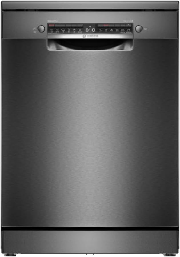 Bosch, Lavastoviglie, SMS4EMC06E, 42 dB, Bianco, acciaio inox