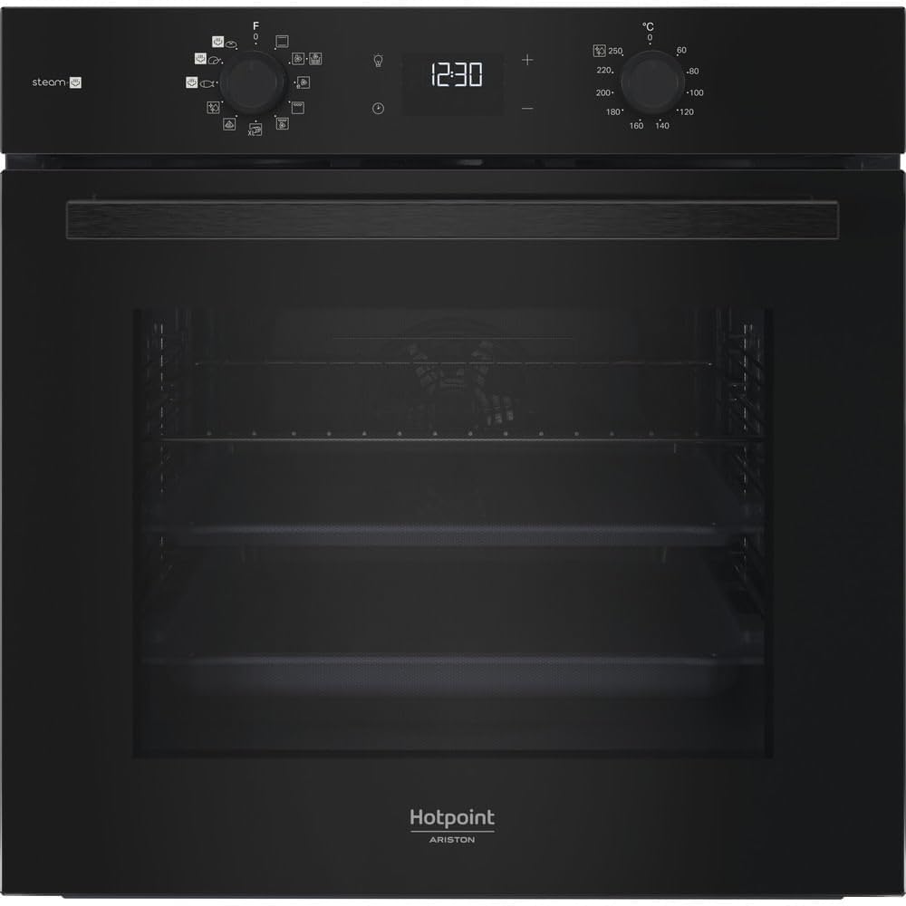 Hotpoint, Forno da incasso, 71 L, 1800 W, Nero/Argento, Wi-Fi, timer, autopulizia, funzione grill