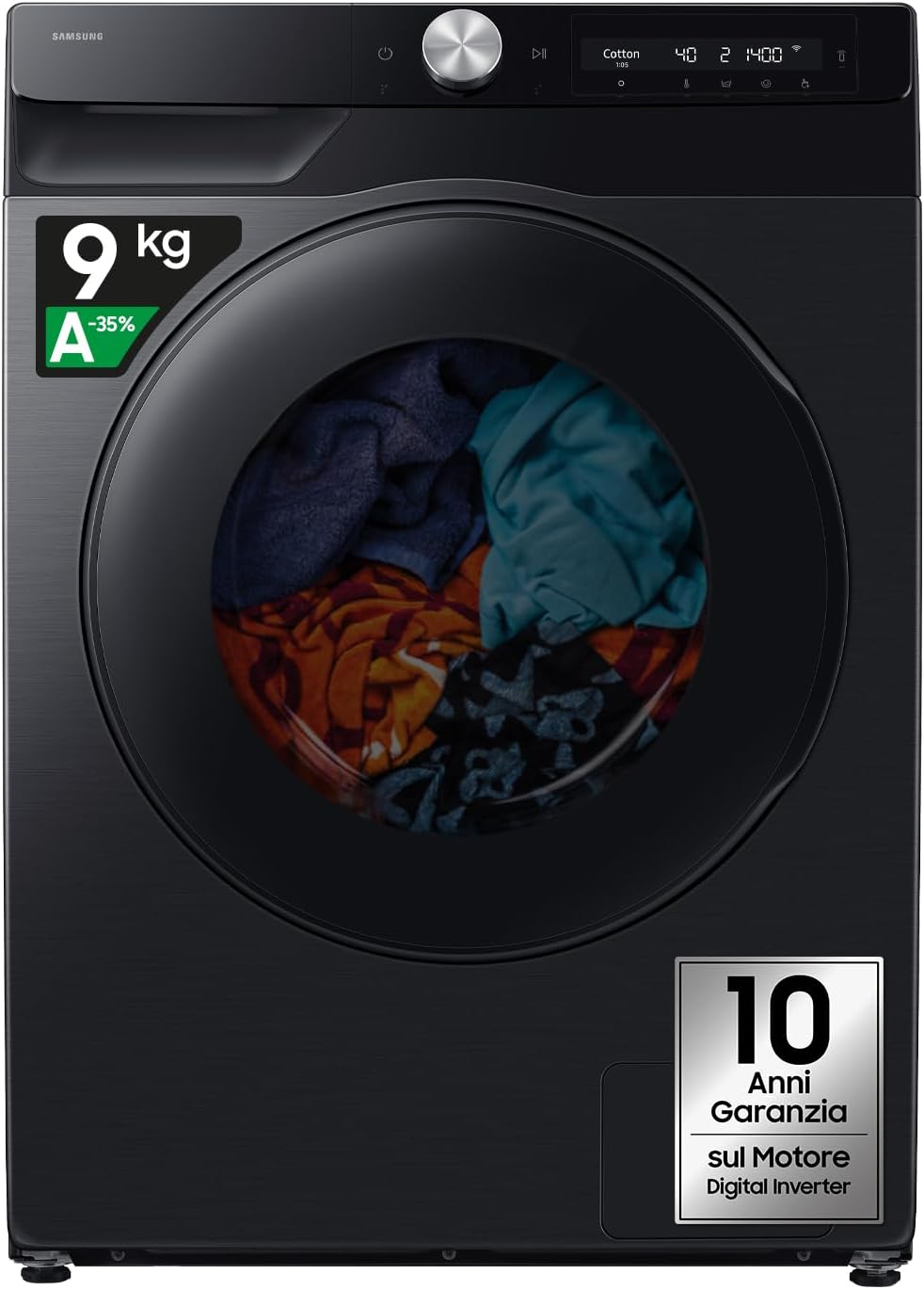 Samsung, Lavasciuga, F-WT906U94BB3M, 9/6 Kg, 60 l, 60x85x59 cm, Bianco, Wi-Fi
