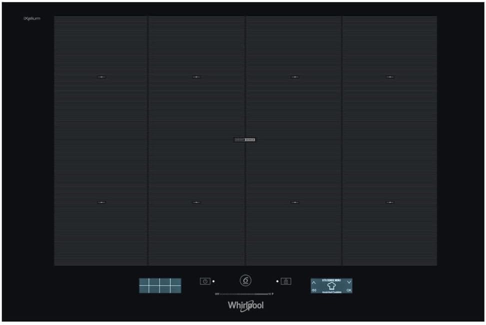Whirlpool, Piano cottura a induzione, 77 cm, Nero, timer