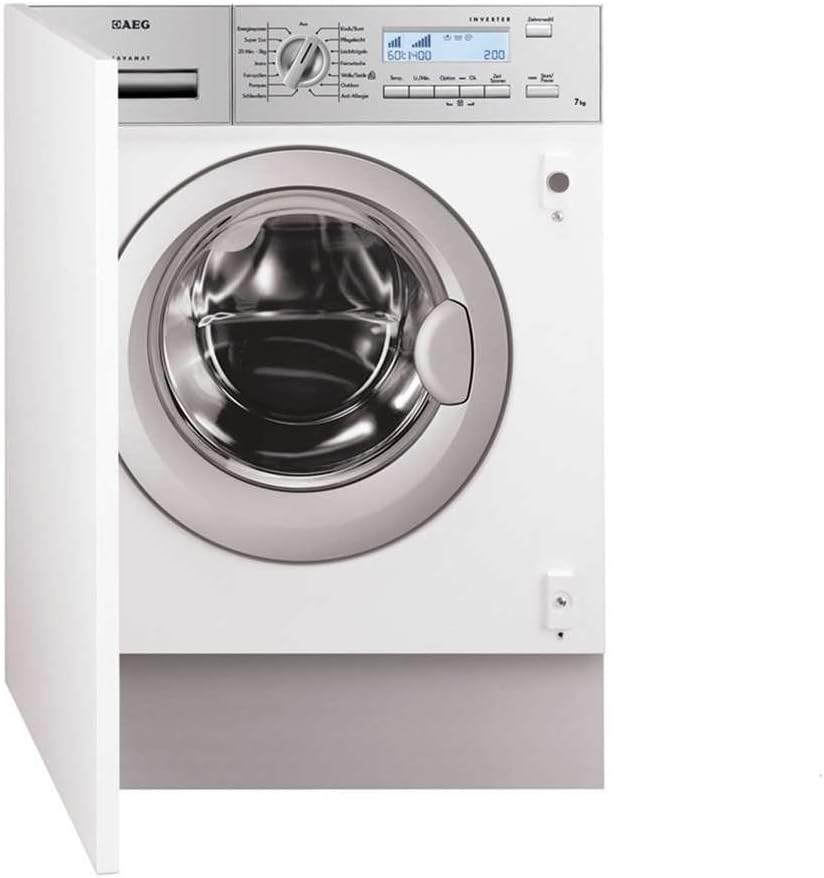 Lavatrice, L82470BI, AEG, 7 kg, 1400RPM, 82,0 x 59,6 x 54,4 cm, Bianco, motore inverter