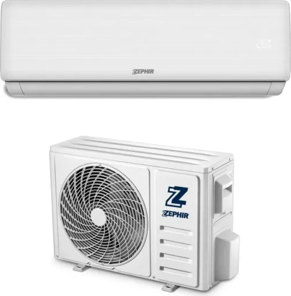 Zephir, Condizionatore, R32, 9000 Btu, Bianco, Wi-Fi, motore inverter