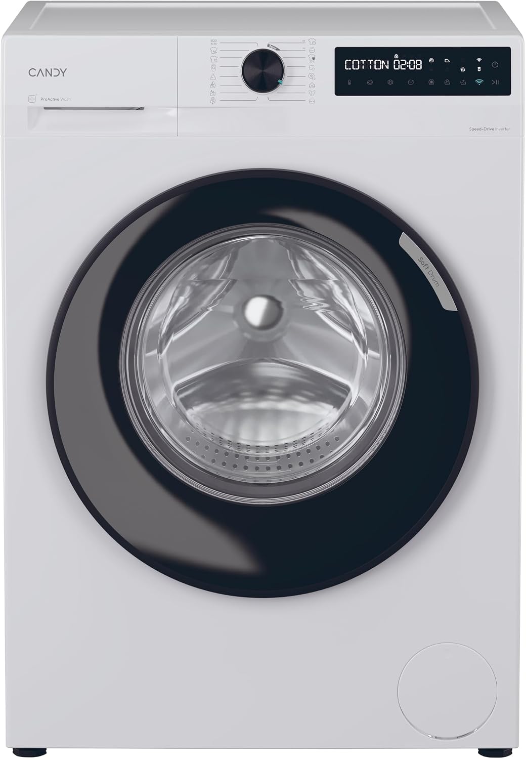 Lavatrice, A-10, CANDY, 8 Kg, 20°C, Bianco, motore inverter