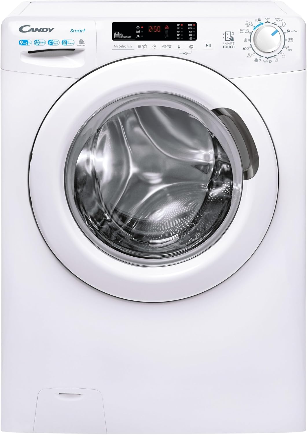 CANDY, Lavasciuga, 4962DWE/1-S, 6 Kg, Bianco, 2 in 1
