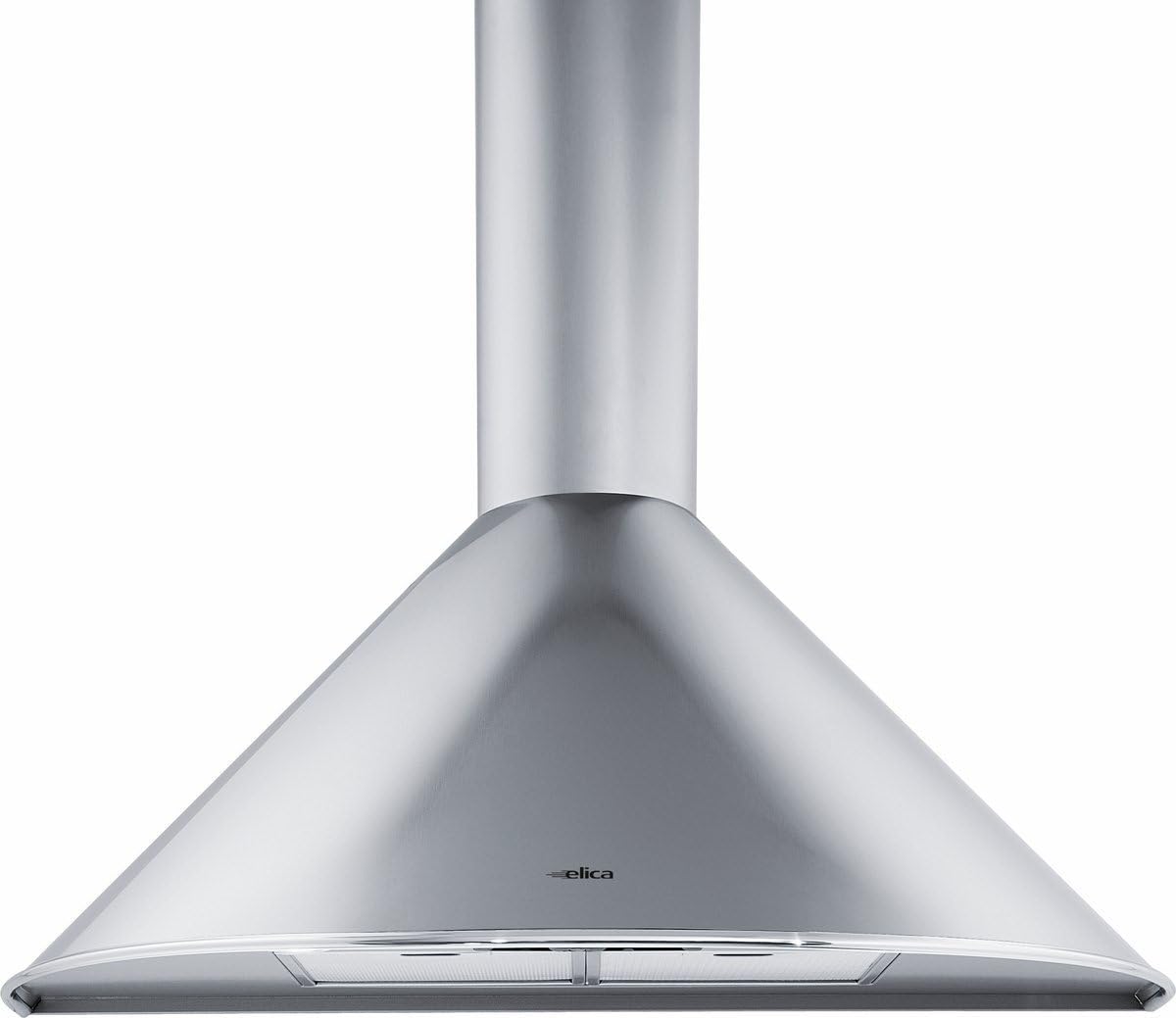 Elica, Cappa aspirante, 480 m³/h, 59 dB, 40 W, Argento, acciaio inox