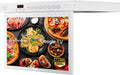 SYLVOX, Smart TV, 1080P, 12 V, 15,6 pollici, 40 cm, Bianco, struttura pieghevole, Bluetooth, Wi-Fi, timer