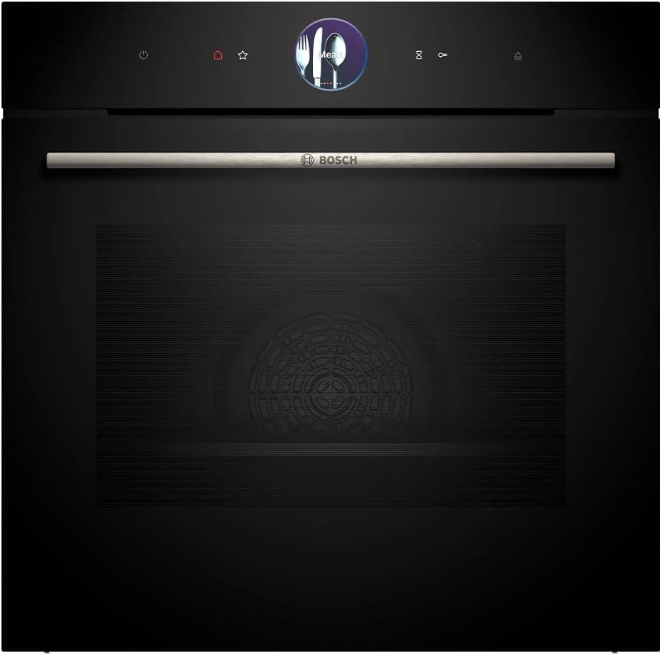 Bosch, Forno da incasso, HSG7361B1, 60 x 60 cm, 1 l, 120 °C, Nero/Argento