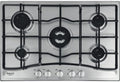 Hotpoint, Piano cottura a gas, 9250 W, 510 mm, 33 mm, Argento, acciaio inox, timer
