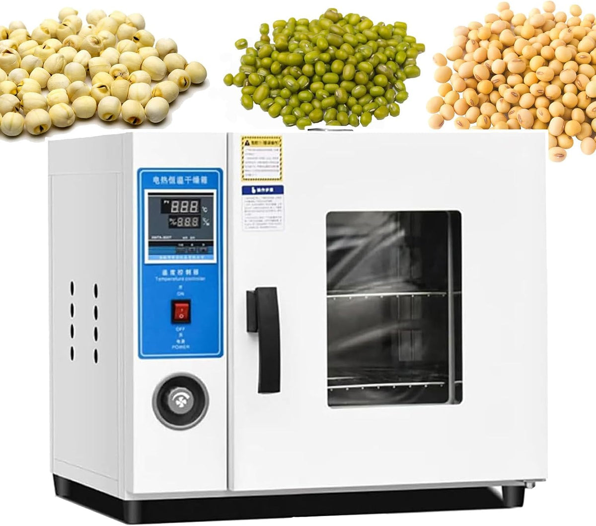 Forno elettrico, pealiritansemen, 63 cm, 35 cm, 43 litri, Nero/Argento, acciaio inox, illuminazione LED